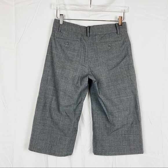 Express Editor Wide Leg Cutoff Pants. - Picture 3 of 4